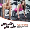Push-ups portátiles Soportes para piso Hogar entrenamiento Músculo Fuerza de entrenamiento en forma de i-Formado Push Up Rack Ejercicio completo X0524