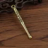 8 Styles Wax dabber tools atomizer tank metal 70mm jar smoking gold mini dab tool stick spoon ear pick for dry herb titanium nail DHL