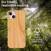 UI Blank Handyhüllen aus Holz, hochwertige, stoßfeste Hülle, dünne und langlebige Hüllen für iPhone 11 12 Pro Max 8 7 6 Plus 13