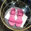 2021 Sandali firmati da donna Moda di lusso Ragazze Donna Nero Parigi Sandalo Slides Scarpe estive sexy Con scatola Marrone Rosa Bianco Blu