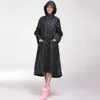 Chegada nova grande tamanho XXL homens e mulheres leves poncho impermeável longa raincoat adultos ao ar livre à prova de vento casaco de chuva Roinwear 210320