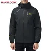 Mantconx Spring Outdoor Veste à capuche Manteau Hommes Automne Mode imperméable Coupe-vent Vestes pour hommes Vêtements masculins Marque 210811