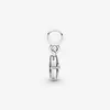 Äkta 925 Silver Min kompass Mini Dangle Charm Fit Pandora Original Me Link Armband Mode Smycken Tillbehör