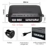 Auto Auto Led Parkplatz Sensor Parktronic Display 4 Sensoren Reverse Backup Unterstützung Radar Detektor Licht Herz Monitor System