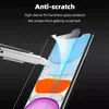 9D Gehard Glass Telefoon Screen Protector voor iPhone 13 12 11 PRO MAX X XS XR 8 7 6 Plus Samsung Galaxy S21 A32 A42 A72 Scratch-Wordt gehard 0.3mm met 10 in 1 papieren doos