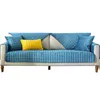 Einfarbig rutschfeste Sofabezug verdicken weiches Plüschkissen Handtuch für Wohnzimmermöbel Dekor Schonbezüge Couchbezüge 211116