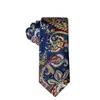 Casual Floral Print Neck Tie For Men Skinny Cotton Wedding Mens Neckties Classic Suits Fashion Accessories