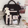 Mochila roxa Mulheres impermeáveis ​​Cores de doces Mochilhas Fancy Sacos High School para Adolescente Bonito Viagem Mochila 210922