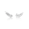 2022 925 Sterling Silver Stud Glacier Skönhet Crown Series Vattendroppe Hexagon Angel Stud Örhängen Charm Making Fashion DIY Smycken för kvinnor Skicka dammväska