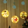 Christmas Decorations LED lights string colorful painting hanging light home decoration curtain Atmosphere lamp No Battery