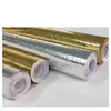 Tapeten Küche Wand Herd Aluminiumfolie Ölbeständige Aufkleber Antifouling Selbstklebender zuschneidbarer goldener Tapetenaufkleber