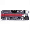 Black PCI-E Riser 009S Card PCIE PCI E Удлинитель USB 3.0 Кабель SATA до 6Pin Molex Adapter Кабель Рабочий стол для видео для видео