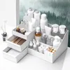 Förvaringslådor Bins Real Nordic Cosmetic Makeup Arrangör med lådan Hem Stora Kapacitet Läppstift Smycken Skincare Box Sundries Desktop