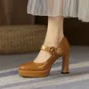 Designer Buty Luksusowe kobiety dna Wysokie obcasy Platforma Okrągły Toe Miękkie Naturalne Prawdziwej Skóry Osju Patent Moda Party Wedding Warorwar Marka YN48-C828-1