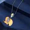 Подвесные ожерелья Винтажные тайские слон Христаллические ожерелья металлическая серебряная цепь для женщин из нержавеющей стали подарки