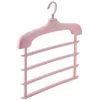 Cabides racks calças múltiplas funcionais rack não deslizamento de armário dobrável organizador de guarda-roupa para calças de calças de roupas laços de lenços