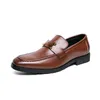 2021 신 남성 신발 야외 봄 가을 단순 라운드 발가락 PU 가죽 캐주얼 비즈니스 신발 패션 클래식 편안한 로퍼 DP005-1
