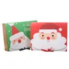 Große Geschenkbox für Heiligabend, Weihnachtsmann-Fee-Design, Pappkarton, Kraftgeschenk, Partygeschenk, Aktivitätsbox, rot, grün, JNB10111