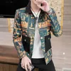 Spring Fashion Jackets Men Personalized Retro Print Coats Youth Casual Business Office Social Bomber Jacket Men Clothing 210527