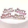 Другие праздничные партии поставляет 25 шт. Гиттель с днем ​​рождения торт топпер блен декор знак десерт