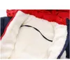 طفل رضيع الشتاء أسفل الثلثية الثلوج حديثي الولادة سميكة الملابس الخارجية الصوف بطانة الثلج ارتداء بذلة مقنعين الأطفال ملابس 2517232