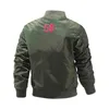 Höst och vinter Bomber Jacket Mäns Air Force Broderi Baseball Uniform Loose Tjock Trendiga Män Dropship 211214