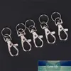 10PCS Silber Klassische Schlüsselanhänger Ring Haken Metall Dreh Karabiner Verschluss Clips Schlüssel Haken Split Ring Schlüsselbund DIY Tasche schmuck