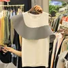 Sommarförsäljning Kvinnors Casual Sexy Shoulder Design Striped Ruffles Pullover Cotton T-shirt Toppar Kvinna Tee Shirts 210428