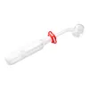 Headshop214 CSYC NC007 Pipe à fumer narguilé 10mm GR2 Titane Quartz Céramique Nail Keck Clip Plate-forme pétrolière Concentré Tuyaux en verre Bongs