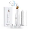 Facial Blackhead Remover Pimple Face Pore Acne Cleaner Blackhead Suction Device Black Point Vacuum Cleaner Tool Needle Kit