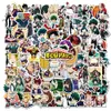 100 sztuk Mieszane Graffiti Deskorolki Naklejki Moja Akademia Anime Do Samochodu Laptop Pad Motocykl Rowerowy PS4 Telefon Telefon Naklejka PVC Guitar Lodówka