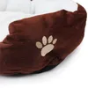 7 Kolor Hurtownie Dog Łóżka Do Małe Duże Psy Kaszmirowe Ocieplenie Zwierzęta Kennel Sofa Lounger Cat Nest Kosze Pluszowe Doghouse Łóżko Wygodne Pet Supplies Blue M03