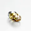 Hoge kwaliteit 4MM 5MM titanium stalen ring dames en heren paren jubileum huwelijkscadeau