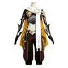 Hot Game Genshin Impact Aether Costume Cosplay Moda Uniforme da combattimento Femminile Halloween Party Gioco di ruolo Abbigliamento Custom-Make Any Y0903