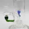 8 Inches Hookahs Color Fruit Glass Bong Banana Smoking Pipe Recyecler Oil Rig with 1 bowl included