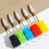 Nail Art Equipment Ceramic Drill Bits Set Milling Cutter Rotary Burr Electric Machine for Manicure Accessories Files Tools 2022 Prud22