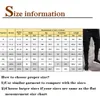 Jeans masculins 2021-Fashion Black Black Men Men Denim Skinny Biker Détravé Pantalon de cargaison de poche Slim Fit plus taille S-3XL Fashion