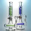 Bauen Sie eine Bong, diffuse Downstem-Wasserpfeifen, Inline-Perc-Wasserpfeifen, Kondensatorspule, Öl-Dab-Rigs, gefrierbare Glasbongs, 14-mm-Innengewinde mit Schüssel