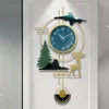 Duvar Saatleri 3D Dekor Dijital Saat Nordic Tarzı Ev Dekoru Ofis Çıkartmaları Oturma Odası Modern Tasarım Dekorasyon