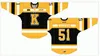 Niestandardowe Mężczyźni Młodzież Kobiety Vintage Ohl Kingstons Frontenacs 51 Shane Wright Jersey Hockey Jersey Rozmiar S-5XL