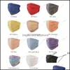 منظمة Housekee Home Gardendiamond Designer أقنعة القطن القابل للتنفس مع بلورات Shine Stones 12 ألوان قناع HWB7461