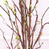 300cm big artificial trees plastic branches twig Tree branch Rattan Kudo Artificial Flowers Vines Home Wedding party Decoration 210624