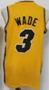 Men Dwyane Wade Basketball Jersey 3 Embroidery And Stitched Team Color Black Red White Blue Yellow Breathable Pure Cotton For Sport Fans Shirt Top Quality On Sale