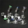 Hookahs Beaker Bongs Glass Iinty Rigs Fumar tubos de água grossa com fumaça de tigela de 14mm para tabaco