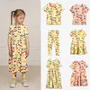Toddler Girl Outfits Mini Brand Summer Girls Dress Cartoon Fashion Baby Tshirts Boy Clothing Kids Clothes Thanksgiving 2108045918544