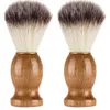 Badger Hair Mäns Rakningsborste Barber Salong Män Facial Beard Rengöring Appliance Högkvalitativa Pro Shave Tool Razor Brushes