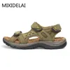 Men Shoes 2021 Fashion Summer Leisure Beach High Quality Leather Sandals The Big Yards Men's Sandals Size 38-48