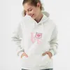 Kawaii cochon imprimé sweat à capuche lettre surdimensionné Harajuku sweat hiver à manches longues poche basique gothique esthétique coréen vêtements femmes