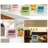 Timers digitala kökstimer stora siffror hög larmtid påminnelse stödstativ med stor LCD -skärm för matlagningsportspel