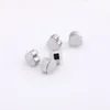 Classic Heart Soft Silicone stainless steel Earring Ear Plug For Women Men DIY Parts Jewelry Accessories